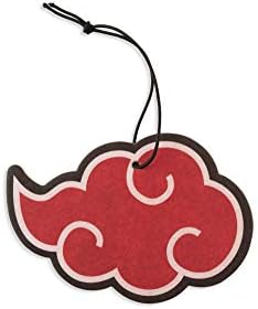 נארוטו אקאטסוקי אדום גשם אדום סמל ענן תלייה מטהר אוויר | כולל הדפס דו צדדי של סמל הענן האדום המאיים